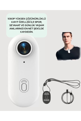 Geniş Açı Lensli Wifi Spor Ve Vlog Kamerası Yeni Nesil 94613981