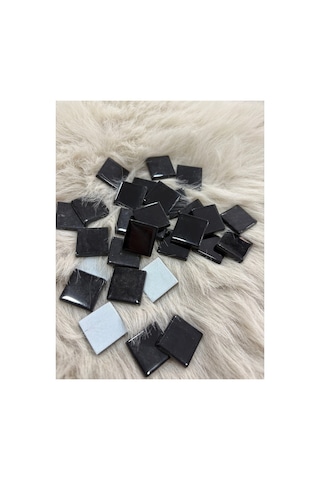 Sanatsal Kristal Mozaik Ks-28 23x23mm Siyah 250gr
