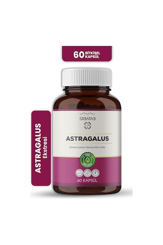 Erbatab Astragalus Çin Geveni Eki 60 Kapsül