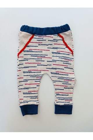 %100 Pamuklu Erkek Bebek / Çocuk 2'li Takım - Ördek Nakışlı & Mevsimlik Alt Üst Takım Gri