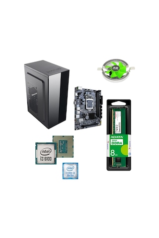 EFS Efsoffice0005 i3-6100 8 GB 256 GB SSD Free Dos Masaüstü Bilgisayar