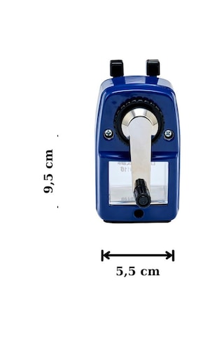 Mas 6730 Masa Tipi Orta Boy Kollu Kalemtraş - Mavi