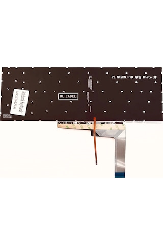 Msı Katana Gf76 Notebook Klavye Işıklı Beyaz Harf