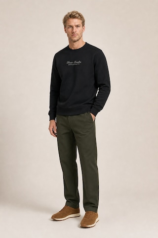 Redline Clavin Erkek Regular Fit Yeni Sezon Pamuklu Sweatshirt Siyah