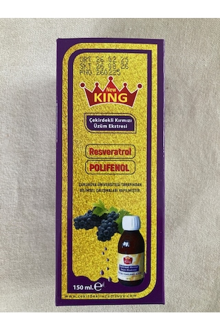 New King Çekirdekli Kırmızı Üzüm Eki 150 ML