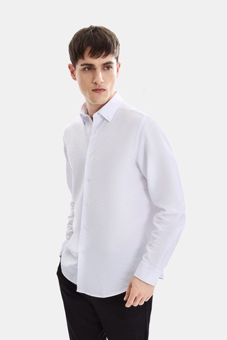 Backandbond Beyaz Regular Fit Gömlek