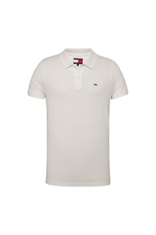 Tommy Hilfiger Tommy Hılfıger Erkek T-shırt Dm0dm18312-ybl Beyaz