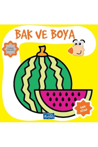 Bak ve Boya - Sarı Kitap- Parıltı Yayınları