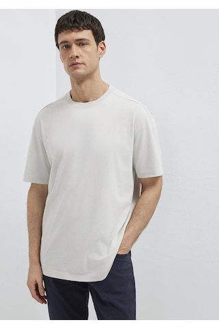 Mavi - Gri Basic Tişört 0613466-70077 Gri