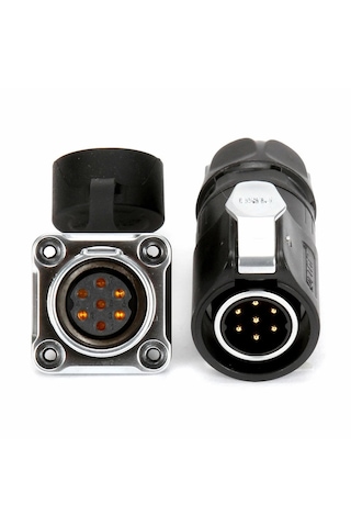 Ttaf Cnc 7pin Konnektör Seti Su Geçirmez