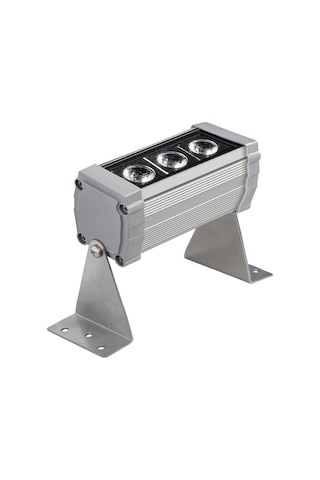 10 Cm Wallwasher 3 Led 3W Sıva Üstü Duvar Boyama Dış Mekan