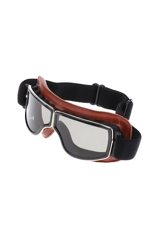 Rüzgar Yağmur Korumalı Motosiklet Güneş Gözlüğü Kask Altı Retro