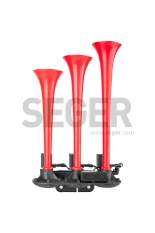Seger 12 Volt Plastik 3 Borulu Saydırmalı Arap Dali Dali Korna