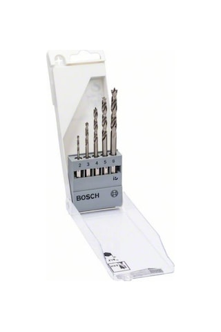 Bosch 5 Parçalı Ahşap Matkap Ucu Set 2-6 mm 1/4 Altıgen Şaft - 2608595525