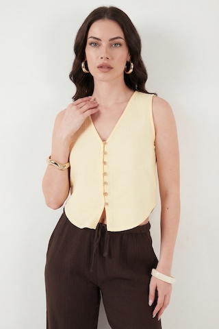 Lela Bayan Yelek 5866661 Sarı