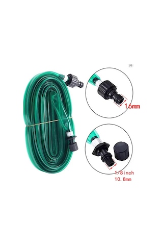 Dancemonkey 10m Dinosaurs Sprinkler Soaker İçin Bahçe Çim Sulama Seti, Bahçe Yağmurlama Sistemi, Sprey Hortum