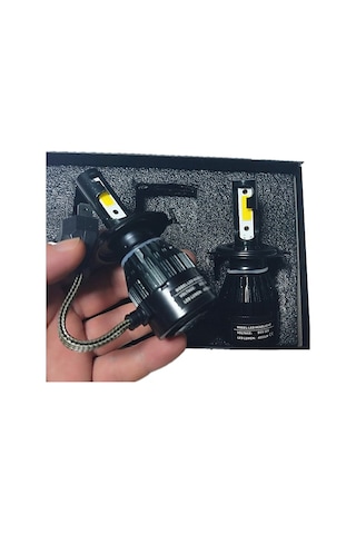 2 Adet H7 Soket Led Xenon Far Ampulü 6000k Beyaz 8000lm