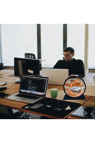 Pazly 3d Kum Sanatı Dekoru - Akışkan Kumlu Okyanus Manzarası, Yuvarlak Cam Çerçeve, Rahatlatıcı Desenler