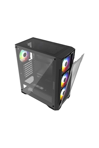 Powerboost PB-PS6849 B 650 W 80+ Bronze Gaming Mid-Tower Bilgisayar Kasası