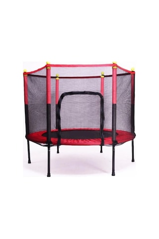 Fileli Büyük Boy Trambolin 140 Cm Çap Korumalı Kolay Kurulum Cks448