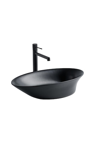 Eh-4610ms Tezgah Üstü Porselen Lavabo Beyaz