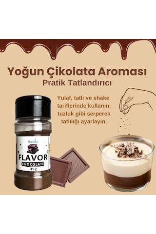Fibrelle Flavor Chocolate Çikolatalı Aroma Verici 45 G