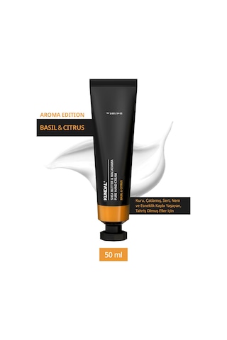 Besleyici El Kremi Kundal Shea Butter & Macadamia Pure Hand Cream Aroma Edition 50ml Basil & Citrus