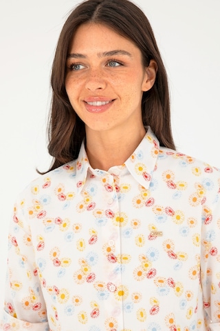 U.s. Polo Assn. Kadın Kiremit Gömlek Desenli 50280965-vr031 Kiremit