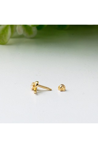 Bilezikci 14 Ayar Altın Piercing Tragus Küpe Kphsy14k22511 Sarı