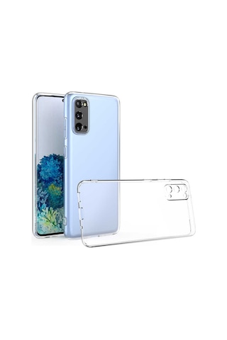 Adige Samsung Galaxy Uyumlu S20 Plus Kılıf Kamera Korumalı Süper Silikon