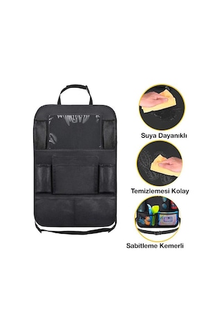 Zhltools Araba Koltuk Arkası Eşya Düzenleyici Organizer Tablet Telefon Tutucu