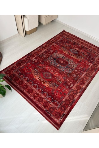 Andromeda Halı Artline Serisi 0l407e Salon Oturma Yatak Odası Halısı Kırmızı