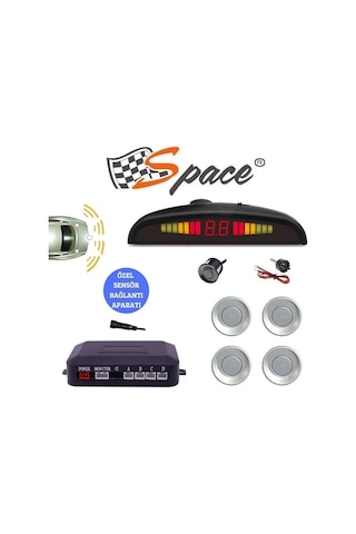 Space Park Sensörü Türkçe Sesli 22 mm Gri / GUPR19-G