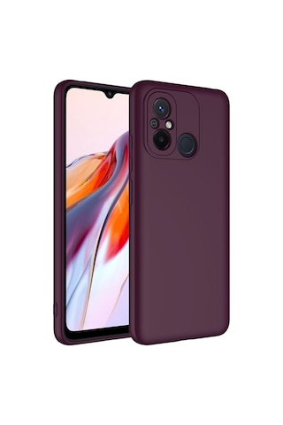 Ekılıf - Xiaomi Redmi 12c Uyumlu Kılıf İçi Kadife Koruyucu Mara Lansman Kapak - Siyah