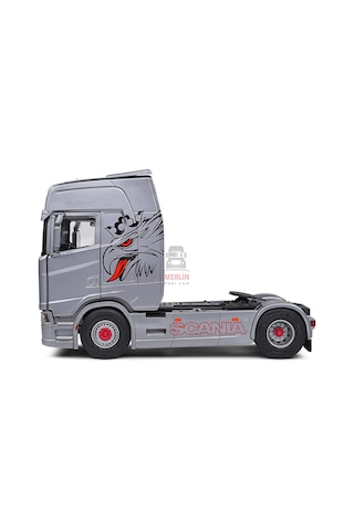 1/24 Scania 580s Highline Custom Silver 2024 Tır Çekici
