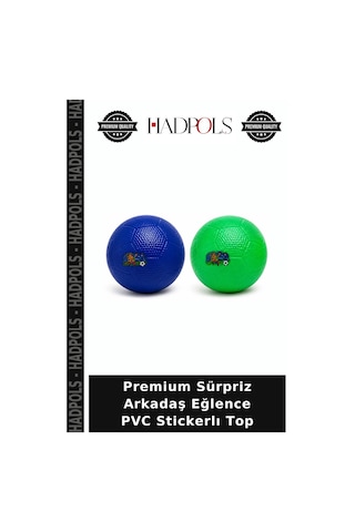 Premium Sürpriz Arkadaş Eğlence Pvc Stickerlı Top