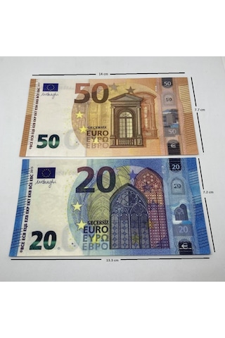 Aykar 200 Adet Geçersiz 20 Ve 50 Euro Düğün Para Dizi Film Tiktok Ve