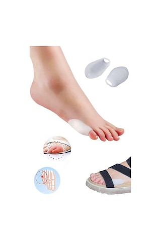 Ramdet Serçe Parmak Bunyon 1 Çift Ayak Kemik Koruyucu Makarasız Nasır Yara Koruyucu