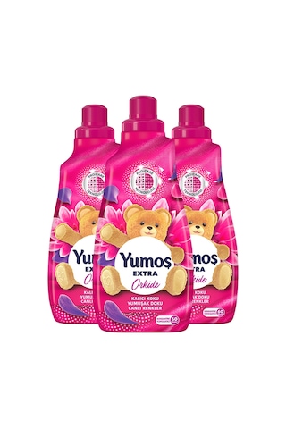 Yumoş Extra Konsantre Çamaşır Yumuşatıcısı Orkide 3 x 1440 ML