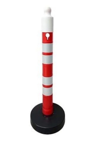 Dubalı Uyarı Dikmesi 12 Kg-110x1200 Mm Reflektifli