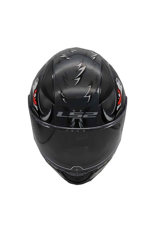 Ls2 Rapıd 2 Spox Kapalı Kask Gri - Kırmızı