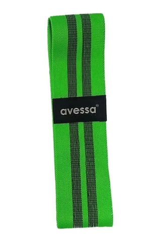 Avessa Lab Profesyonel Dokuma Aerobik/direnç Bandı - Orta / Yeşil Yeşil