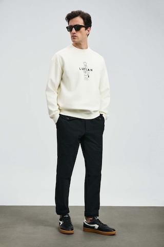 Lufian Simba Kırık Beyaz Erkek Sweatshirt 112030175 Kırık Beyaz