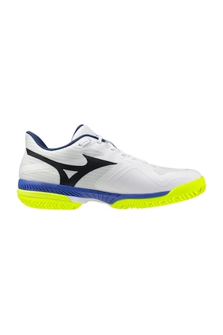 Mizuno Wave Exceed Court Cc Erkek Tenis Ayakkabısı Beyaz / Mavi / Sarı Çok Renkli