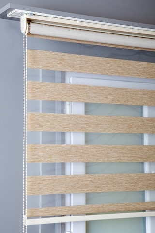 Kırık Sütlü Kahve Bambu Zebra Stor Kaliteli Güneşlik Per