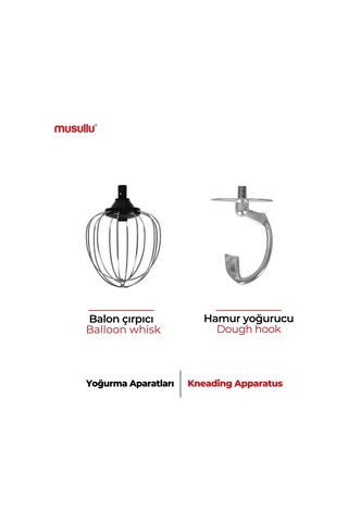 Musullu Multichef MSL-3005 Hamur Yoğurma Makinesi + Karıştırma Kabı