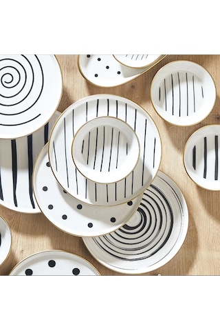 Fecra Dark 25 Parça Kahvaltı Seti Beyaz