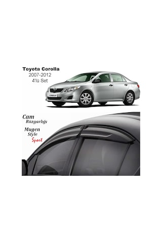 Corolla Uyumlu 2007-2012 Cam Rüzgarlığı Sunplex