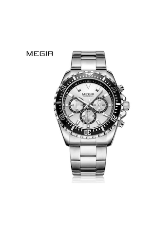 Megır 2064 Tüm Fonksiyonları Aktif Erkek Kol Saati Gümüş
