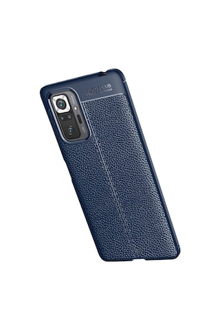 Xiaomi Redmi Note 10 Pro Kılıf Zore Niss Silikon Kapak Lacivert
